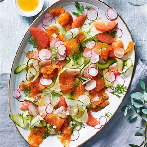 smoked salmon and citrus salad a delicious recipe in the new ms app smoked salmon platter