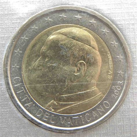 Vatican 2 Euro Coin 2003 Euro Coinstv The Online Eurocoins Catalogue