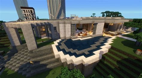 Notchs Mansion Vanilla Build Minecraft Map