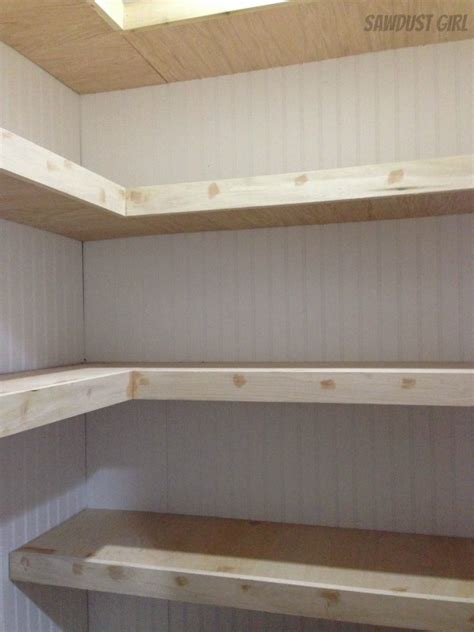 How To Build Corner Floating Shelves Sawdust Girl Building Shelves