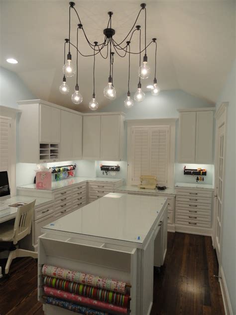 Craft Room Traditional Home Office Houston By Collaborative