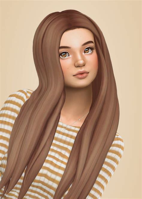 Sims 4 Maxis Match Hair Braid Honincredible