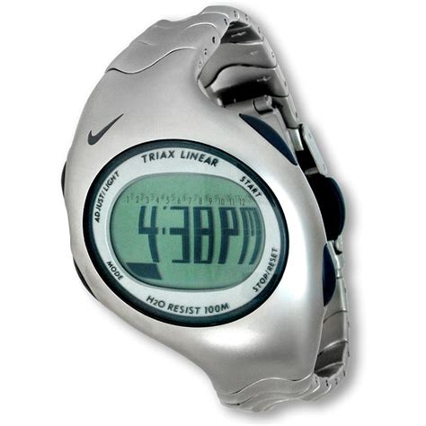 Nike Mens Triax Metal Linear Digital Watch Free Shipping Today
