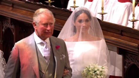 Watch Access Hollywood Interview Meghan Markle Glows As She Walks Down The Aisle With Prince