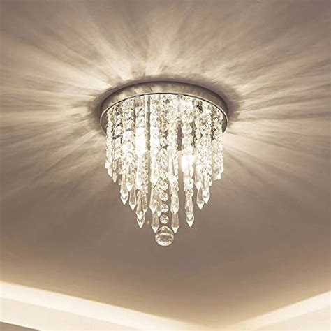 This ceiling fan can be used in wet locations and features integrated led lighting and flush mount installation. lifeholder Mini Chandelier, Crystal Chandelier Lighting, 2 ...