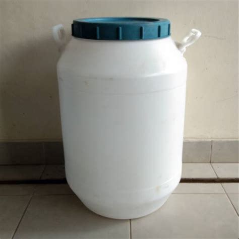 Harga produk plastik rumah tangga lovenia / happy panda : Drum gentong plastik HDPE kap. 50Lt sebagai toples tempat ...