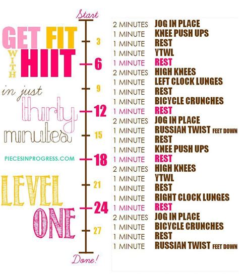 Hiit workout one of the best ways to maximize calorie burning in a short time, your body metabolizes fat as fuel and after your workout your body will you can perfectly perform this exercise at home or any place. Level one, two, and three 30 minute at home workout plans ...