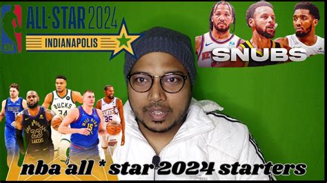 2024 NBA All Star Starters Announced Nba Basketball YouTube