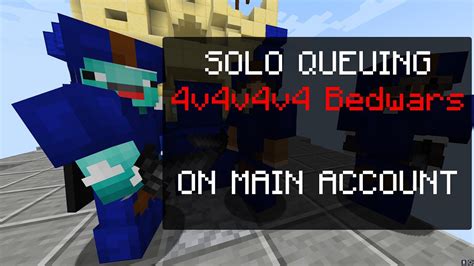Solo Queuing Fours On My Main Account Hypixel Bedwars Youtube
