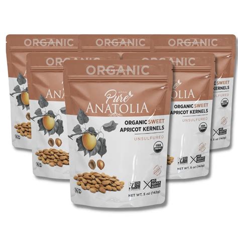 Organic Sweet Apricot Kernels By Pure Anatolia Raw Apricot Seeds Gluten Free Non