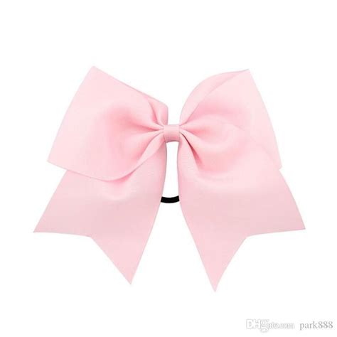 8 Inch Large Solid Cheerleading Ribbon Bows Grosgrain Cheer Bows Tie
