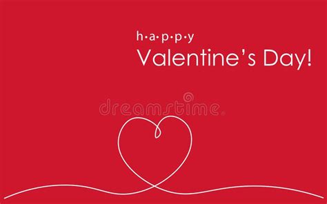 Happy Valentines Day Card With Hearts Vector Stock Vector