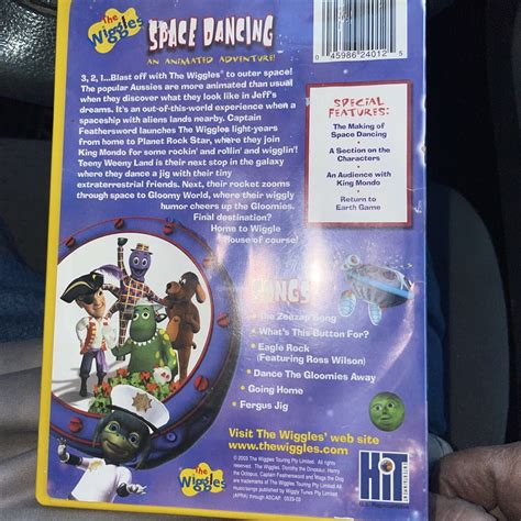 The Wiggles Space Dancing Dvd 2003 Grelly Usa