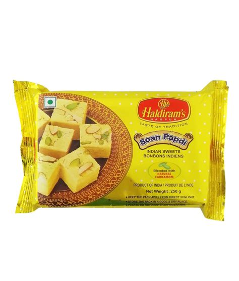 Haldirams Soan Papdi Indian Sweets 250 G Spice Town Online Grocery
