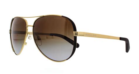 Michael Kors Sunglasses Mk5004 Chelsea 1014t5 Gold Chocolate Brown 59mm 637230783139 Ebay