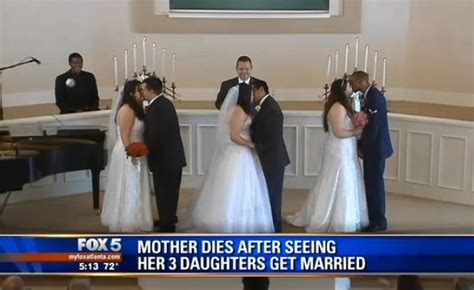 Mom With Breast Cancer Sees 3 Daughters Get Married 1 Day Before She Dies New York Daily News