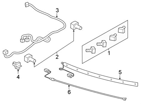 Ford Explorer Parking Aid System Wiring Harness. Spot ...