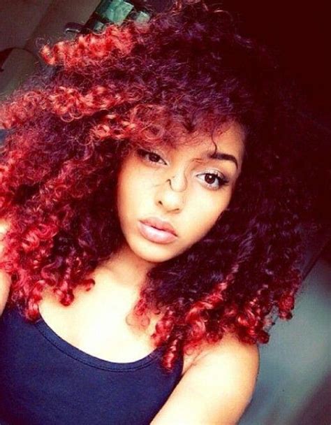 I went into this first round of dying my hair with caution due to different elements. Red Curly Hair | Hairstyles How To