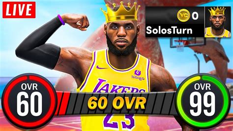 LeBron James 60 To 99 OVR No Money Spent In NBA 2K24 60 OVR Best