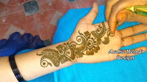 Tasmim Blog Arabic Simple And Easy Mehndi Designs For Hands Step By