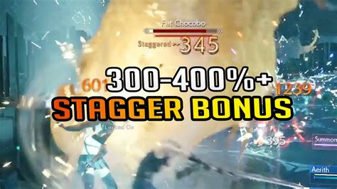300 Stagger Bonus Guide Staggering Feat Trophy Achievement Ff7 Remake