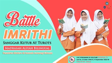 LIVE STREAMING BATTLE NADHOM IMRITHI 3 I Sanggar Kutub At Turots I