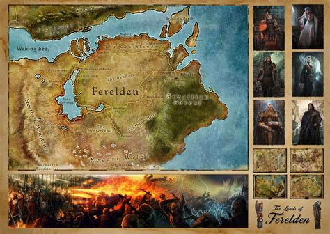 Dragon Age Origins Fereldan Map High Quality A3a2 Or A1 Prints Ebay