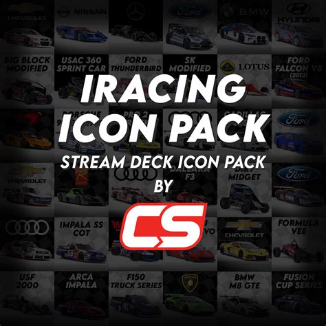 Iracing Full Icon Pack Sim Racing Stream Deck Icon Pack Etsy Australia