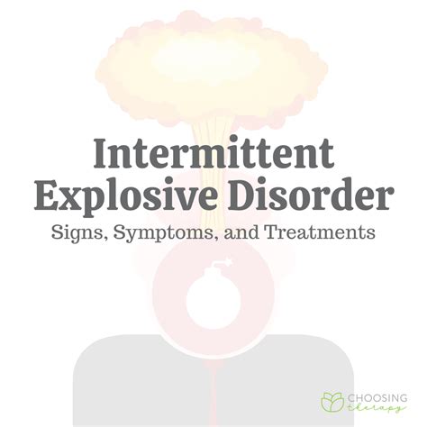 Intermittent Explosive Disorder Symptoms Causes And Treatments