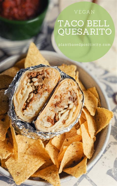 When it's hot add the quesarito and cook it until the outside is golden and crispy. Vegan Quesarito Burrito Recipe - Plant Based Positivity ...