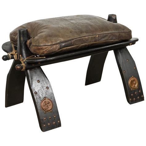 Camels are very adapted to the life in deserts and as such have come to be very useful for people living in deserts. Camel Saddle Seat Footstool at 1stdibs