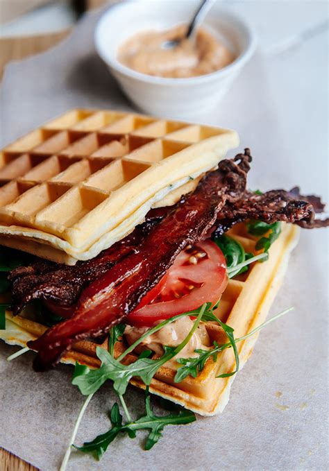 The Ultimate Blt Savoury Waffle