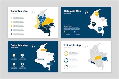 Infografía De Mapa De Colombia Isométrica Vector Gratis