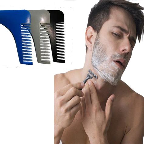 30 pieces comb beard trimmer shaping tool sex man gentleman beard trim template beard combs