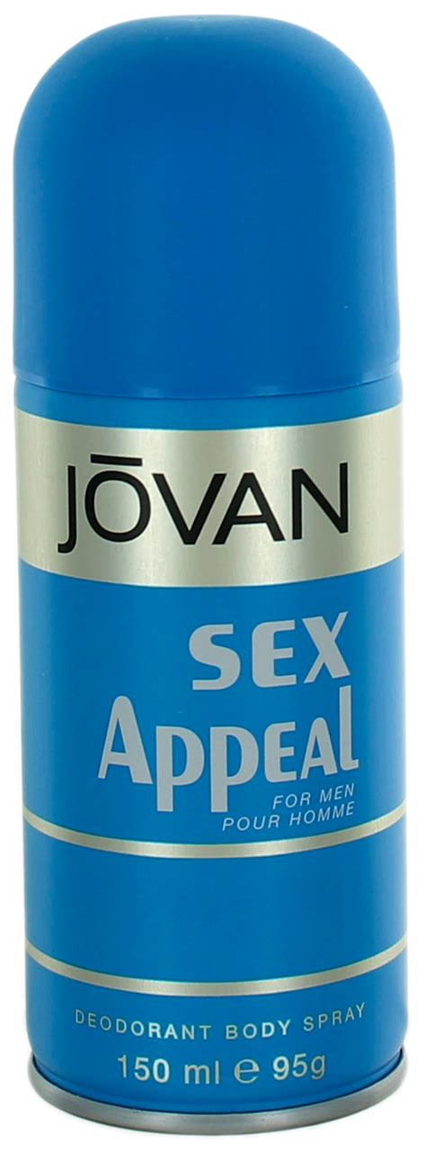 Sex Appeal By Jovan For Men Deodorant Spray 5oz Palm Beach Perfumes
