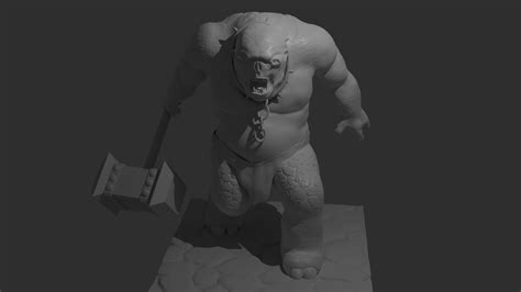 Artstation Troll 3d Model Resources