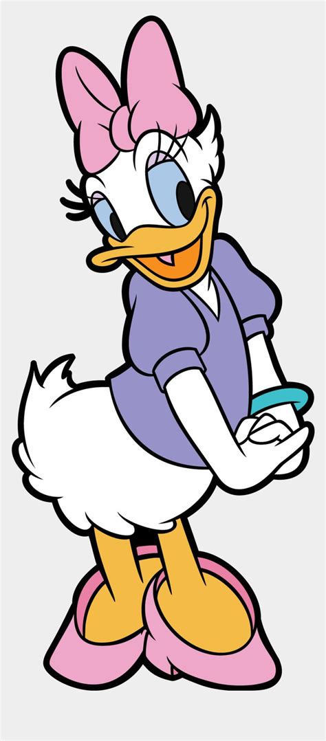 This whimsical, comical cartoon character can be drawn by you if you follow the following easy step by step cartooning instructions. Daisy Duck - Daisy Mickey Mouse Characters is popular png ...