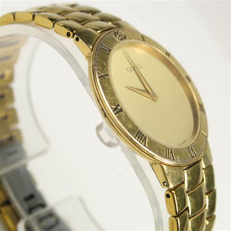 Mens Gucci Gold Plated Watch Property Room