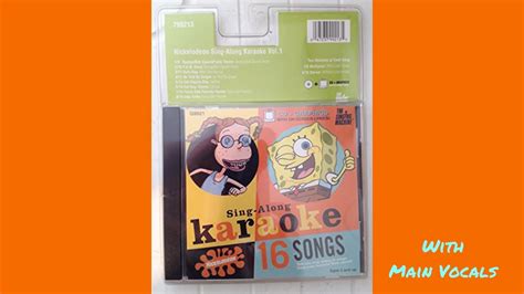 Nickelodeon Sing Along Karaoke Volume 1 2003 On Screen Lyrics With