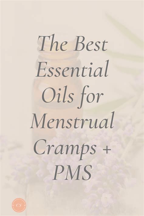 Essential Oils For Menstrual Cramps Pms Carley Schweet