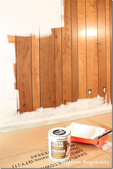 Ready to makeover that dated wood paneling? House Renovation: Week 12, Paint That Paneling, People ...