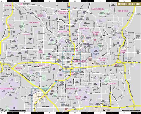 31 Map Of Orlando Neighborhoods Maps Database Source