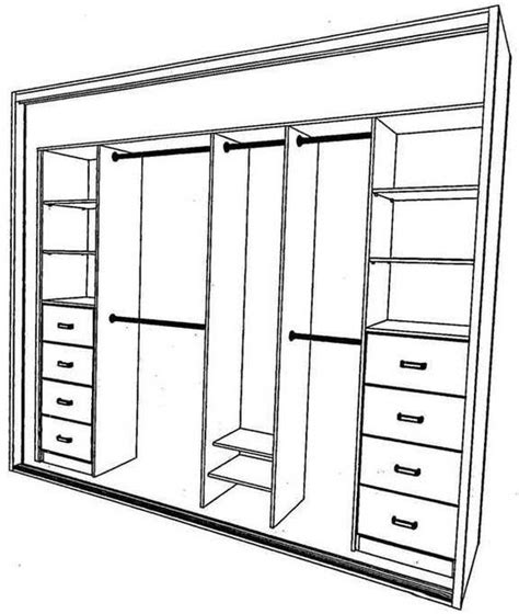 Built In Wardrobe Layout Build A Closet Bedroom Organization Closet