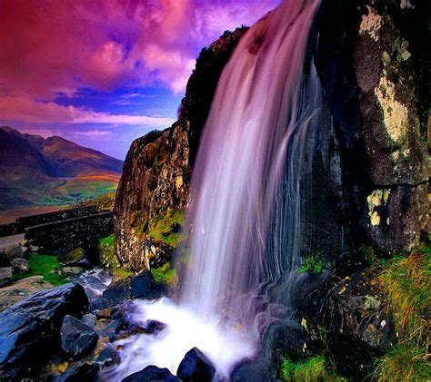 Pin By Cassy Chester On Waterfall Irish Countryside Waterfall