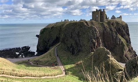 Dunnottar Castle Built Between 1400 1600 It Is A Ruined Medieval