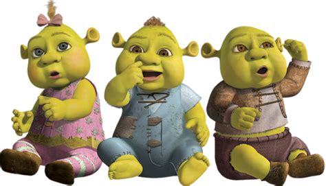Shrek Baby Ogres Triplets Shrek Character Ogre Shrek