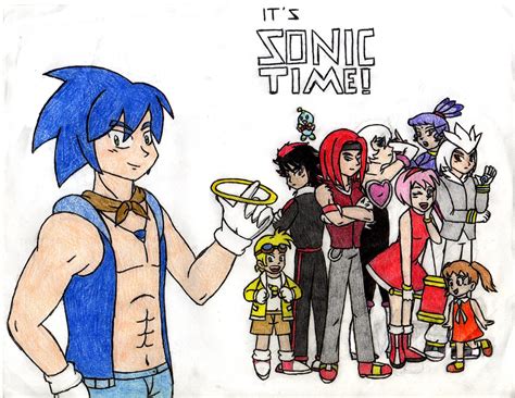 Human Sonic And Friends ~its Sonic Time~ Humanized Sonic Flickr