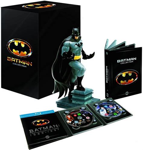 Batman Collection Blu Ray Dvd Statuetta Box Set Blu Ray Italian