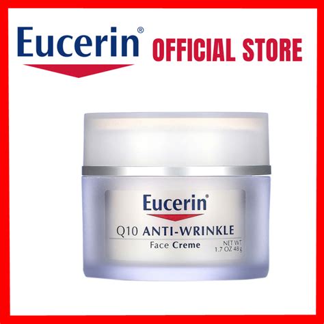 Eucerin Q10 Anti Wrinkle Face Cream 17 Oz 48 G Moisturizer For Face Shopee Singapore