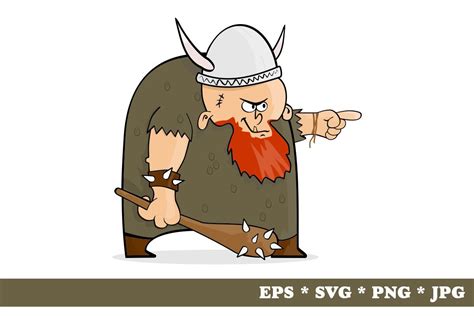 Cartoon Viking Graphic By Norsob · Creative Fabrica